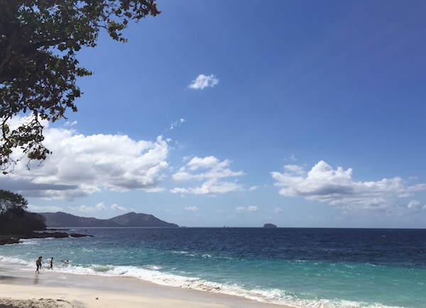 White sand beach bali
